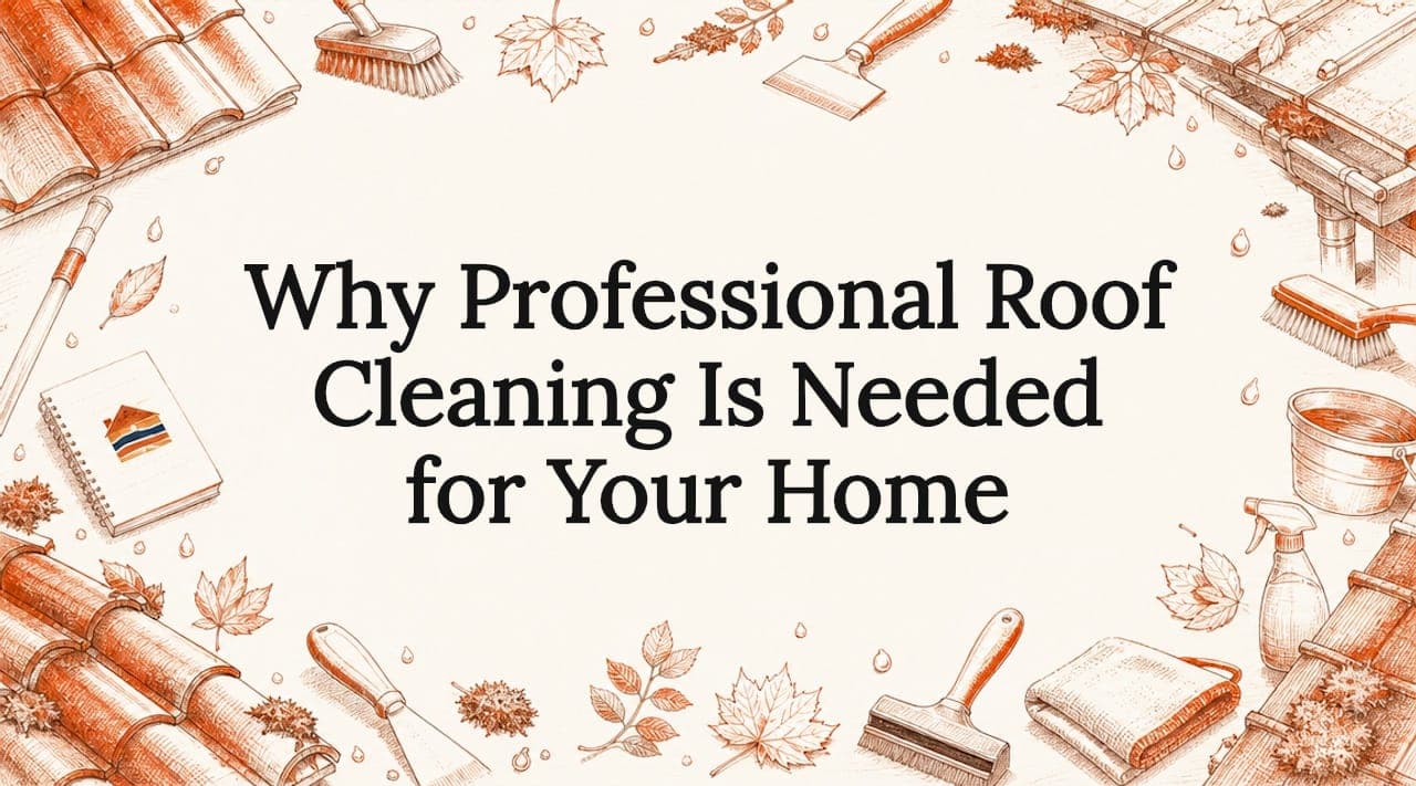 Why Professional Roof Cleaning Is Needed for Your Home